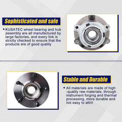KUSATEC flange and bolt pattern view showing correct M12x1.25 bolt fitment