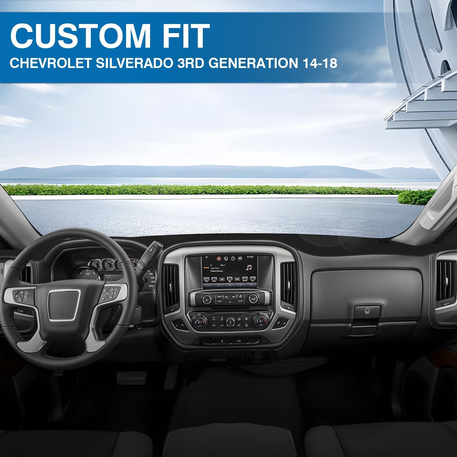 KUST silicone anti-slip bottom detail secures cover and prevents shifting