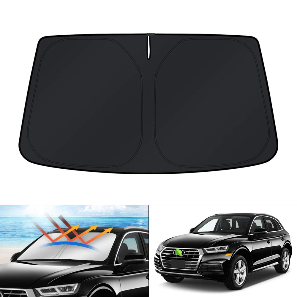 KUST front packaging view showing custom-fit sun shade benefits