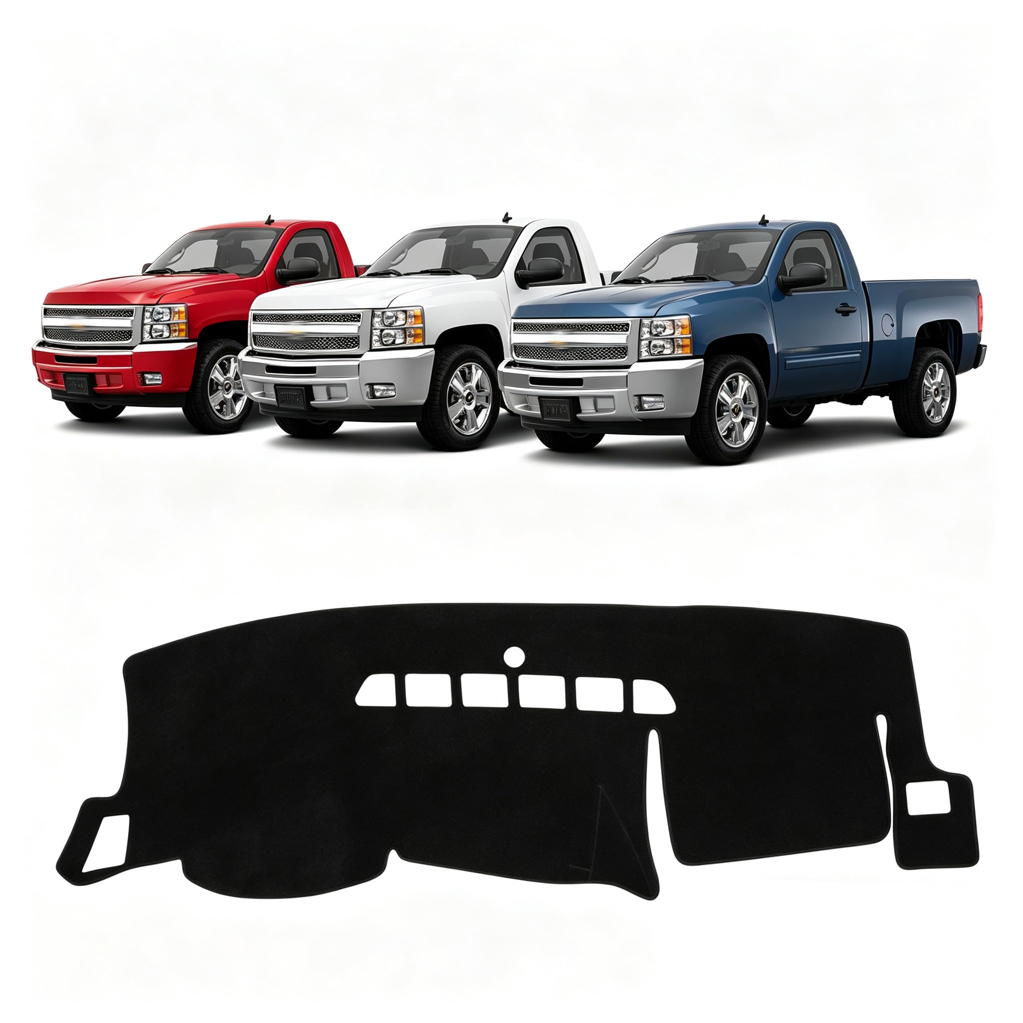 KUST front overview of cover showing precise dash fit and protection