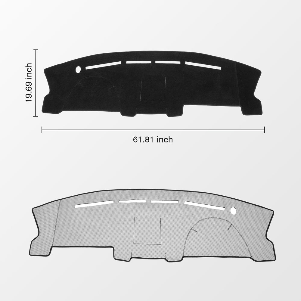 KUST polyester dash cover close-up texture showing breathable fabric benefit