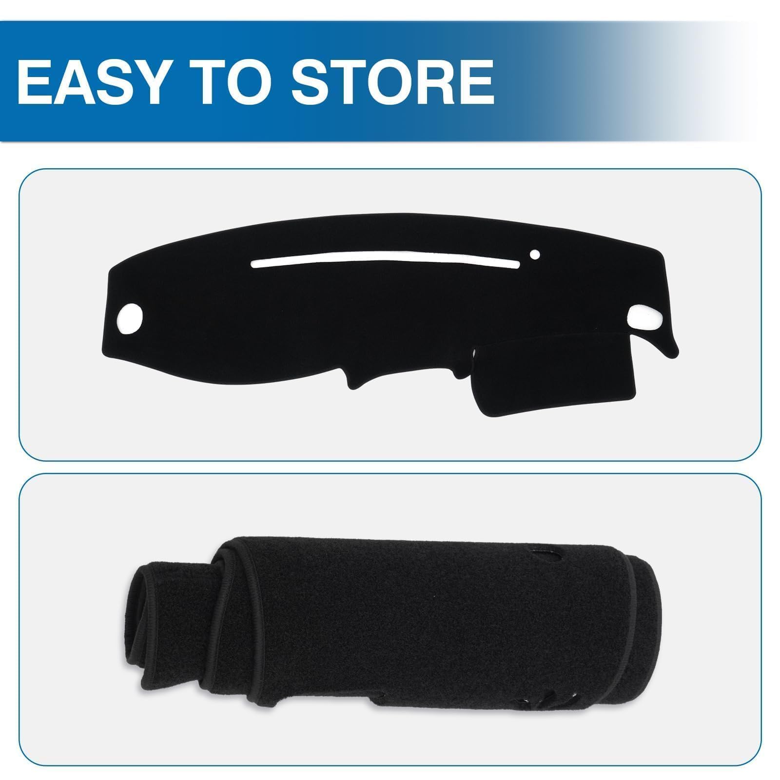 KUST in car reducing windshield glare during bright daytime drive