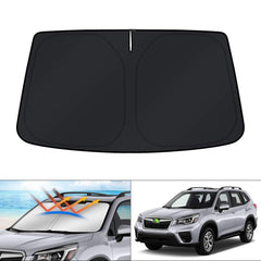 KUST front packaging showing custom-fit Forester shade and quick benefits