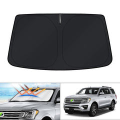KUST front packaging for Ford Expedition shade showing product benefits