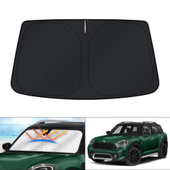 KUST front packaging on Mini Countryman showing model fit and benefit