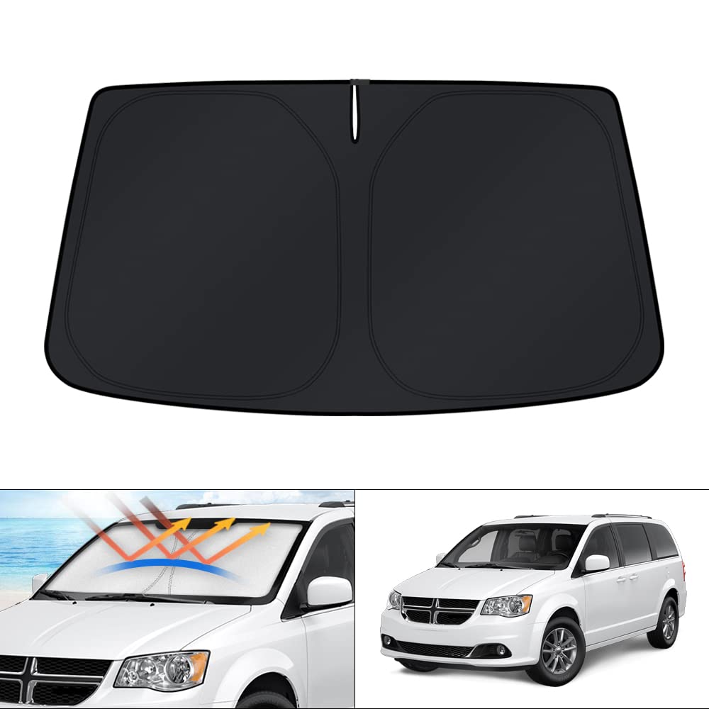 KUST front packaging showing a tailored Dodge Caravan fit and easy protection