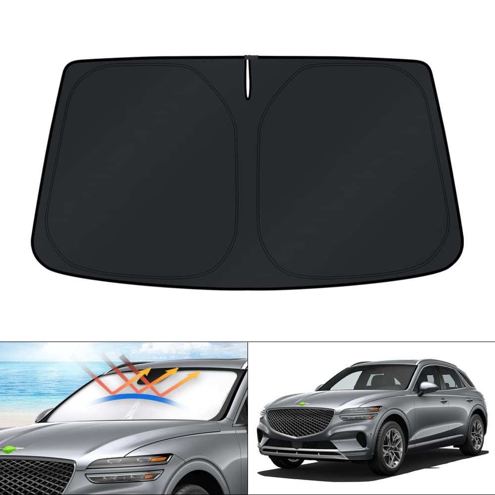 KUST front view showing full windshield coverage and sun blocking benefit