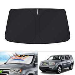KUST front view on Honda Pilot windshield showing full coverage and cooler cabin