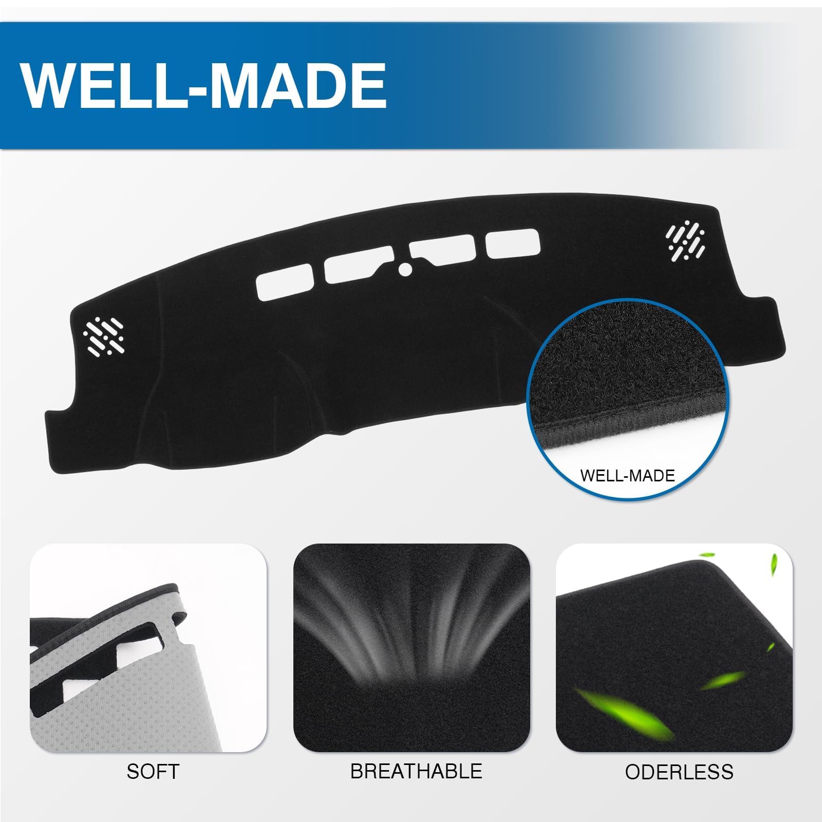 KUST installed in truck interior reduces windshield glare and refreshes look
