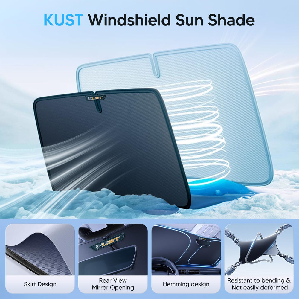 KUST installed in Ford Focus windshield providing full coverage