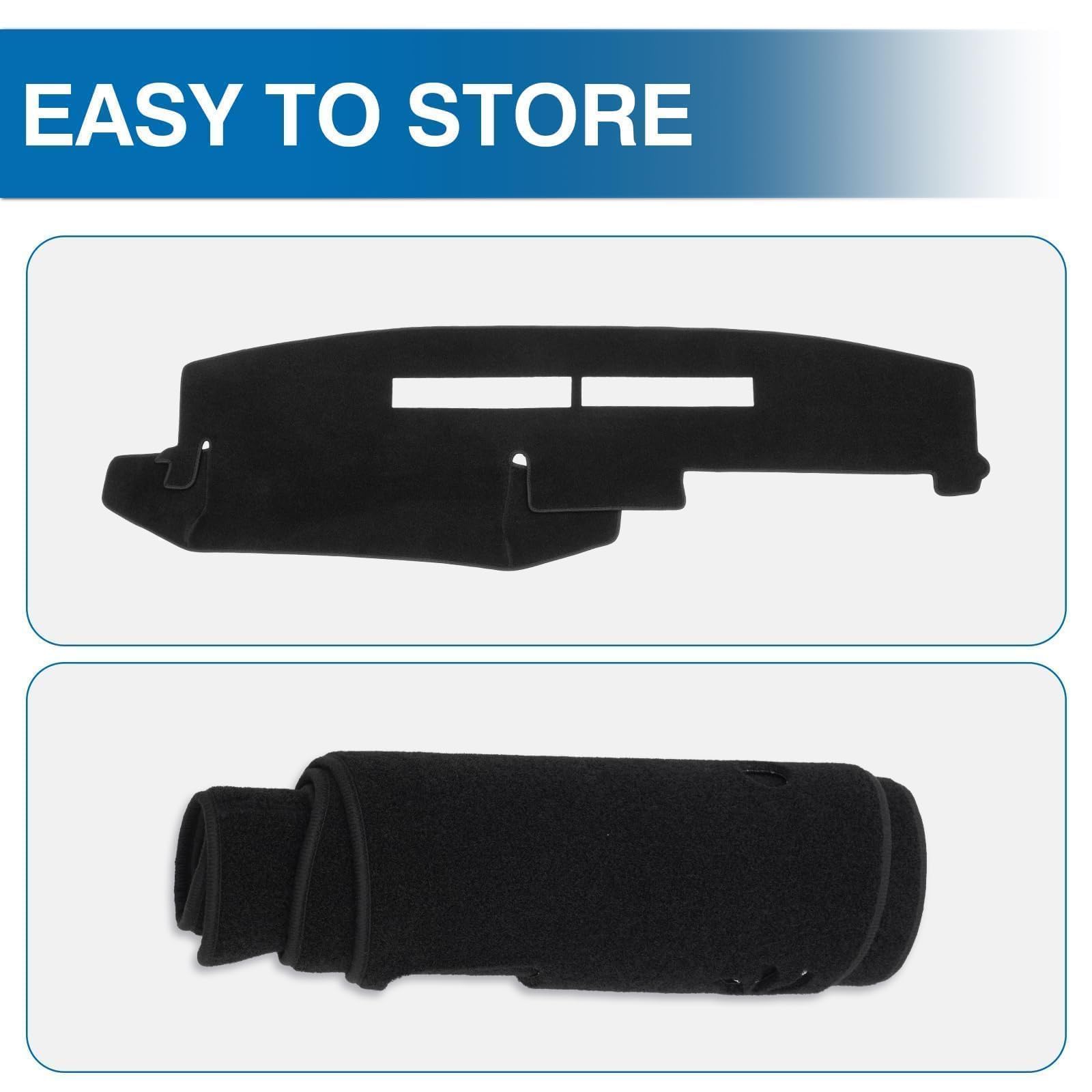 KUST in truck interior under sunlight reducing glare and UV damage