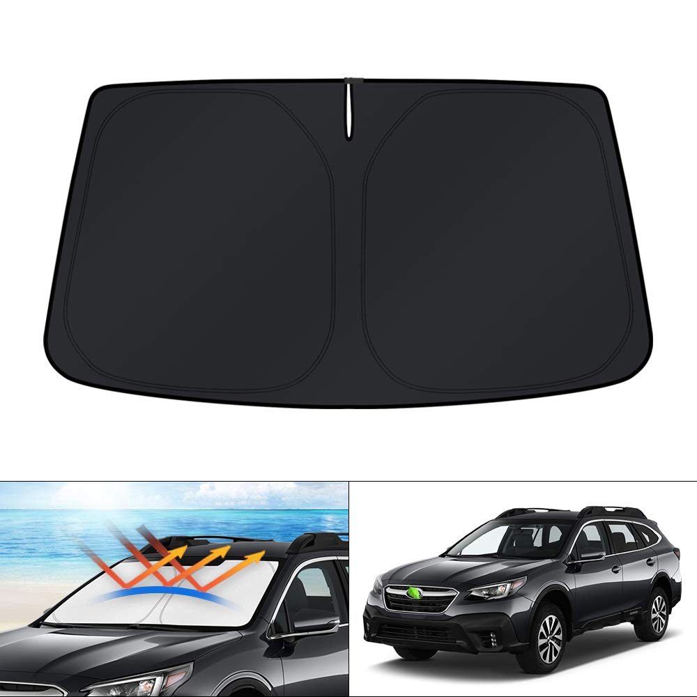 KUST front view of shade folded in packaging shows fit and protection