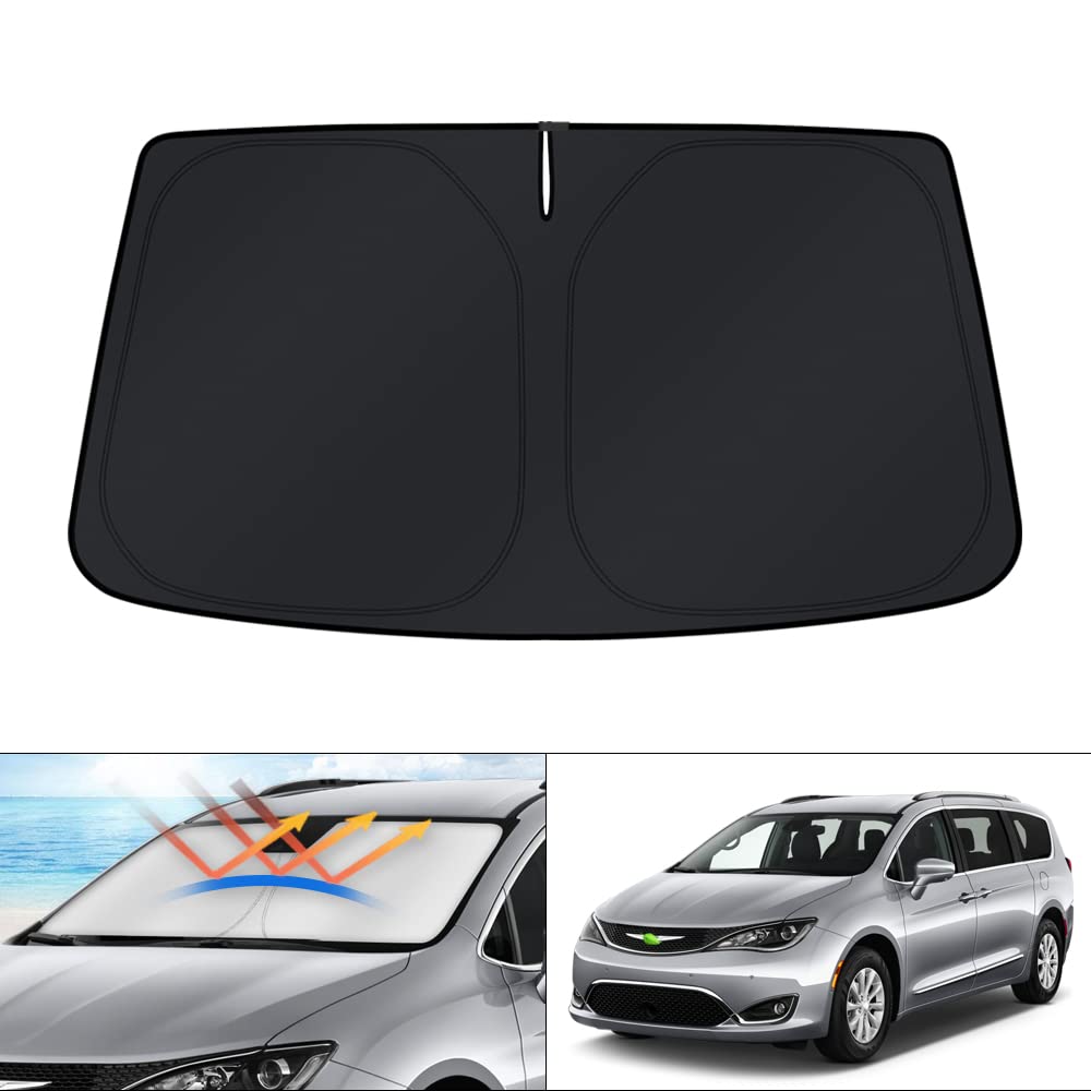 KUST front-view of shade packaging showing model-specific fit and protection