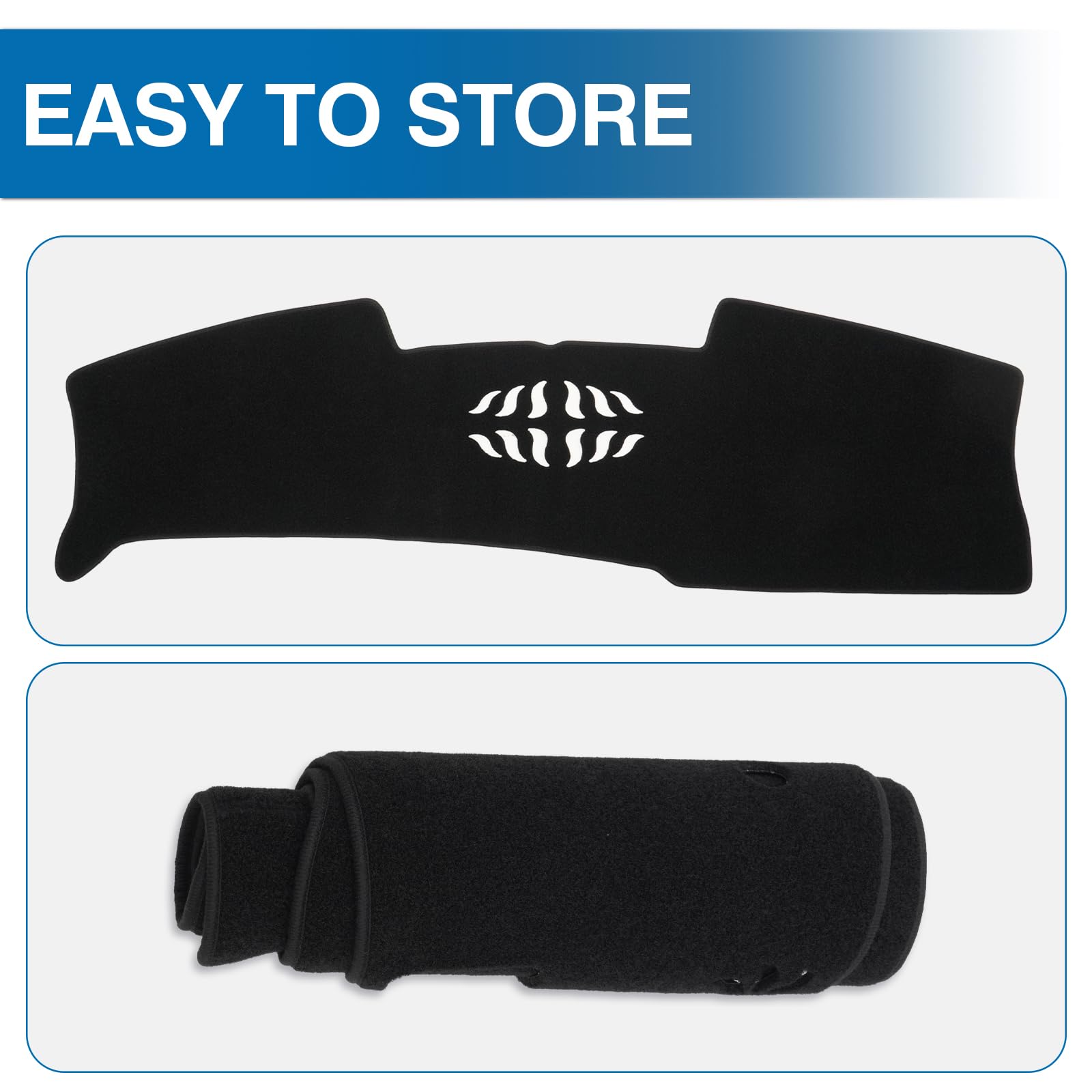 KUST packaging with double-sided tape showing quick-install accessories
