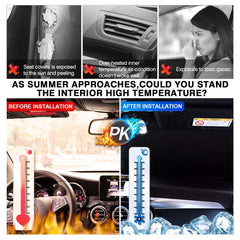 KUST shade installed in Toyota RAV4 demonstrating a snug, gap-free fit