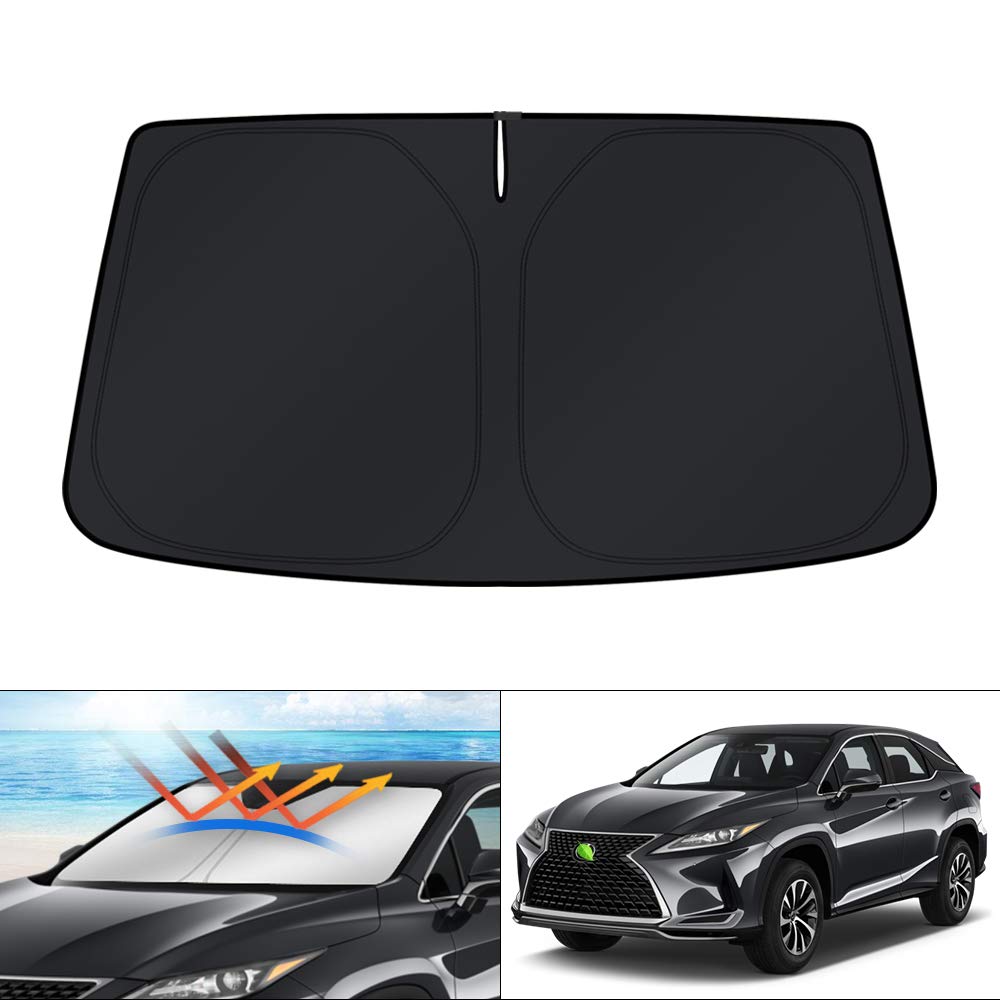 KUST windshield front view on Lexus RX shows full coverage and gap-free fit