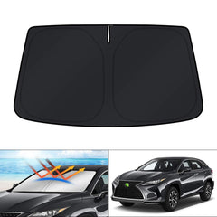 KUST windshield front view on Lexus RX shows full coverage and gap-free fit