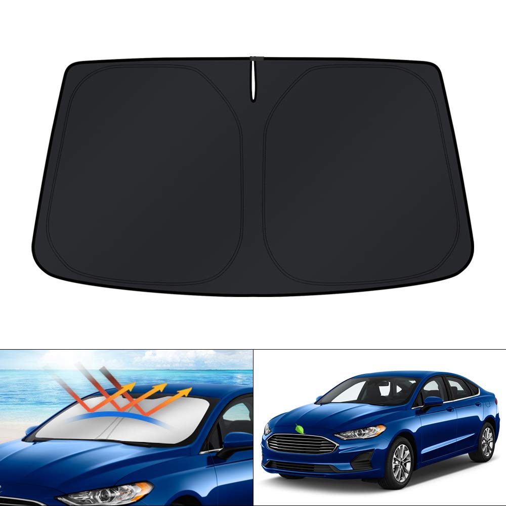 KUST front view on windshield showing full coverage and precise fit