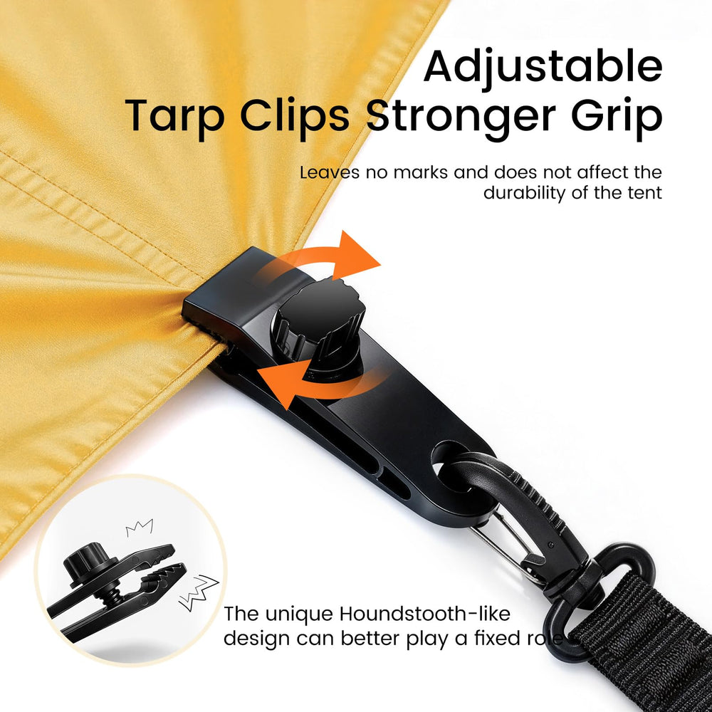 KVNTOOLS securing tarp to car window highlighting easy vehicle use
