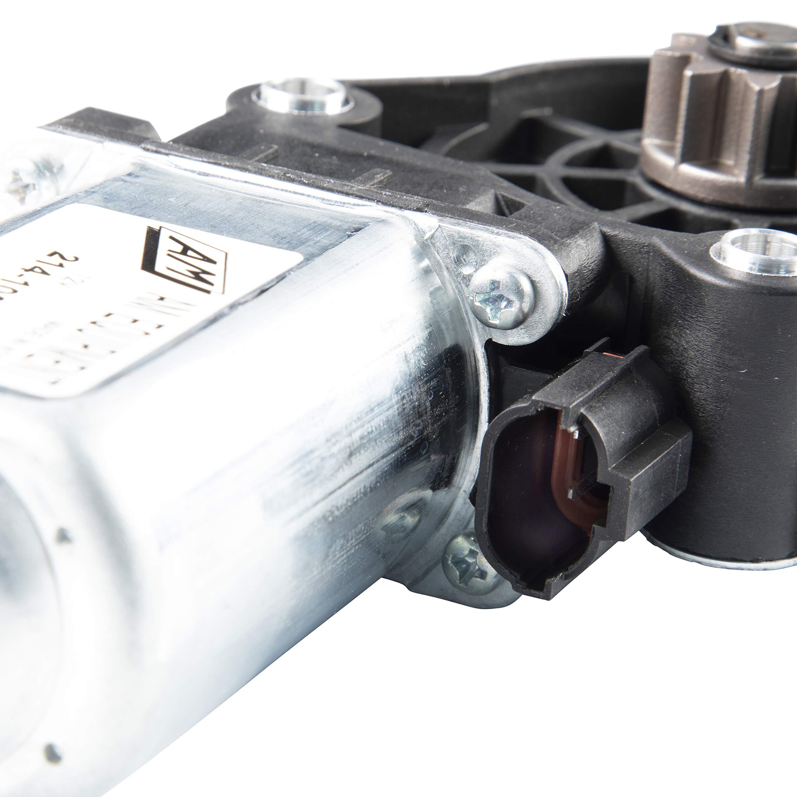 Kwikee closeup of drive shaft and gear interface for reliable torque transfer