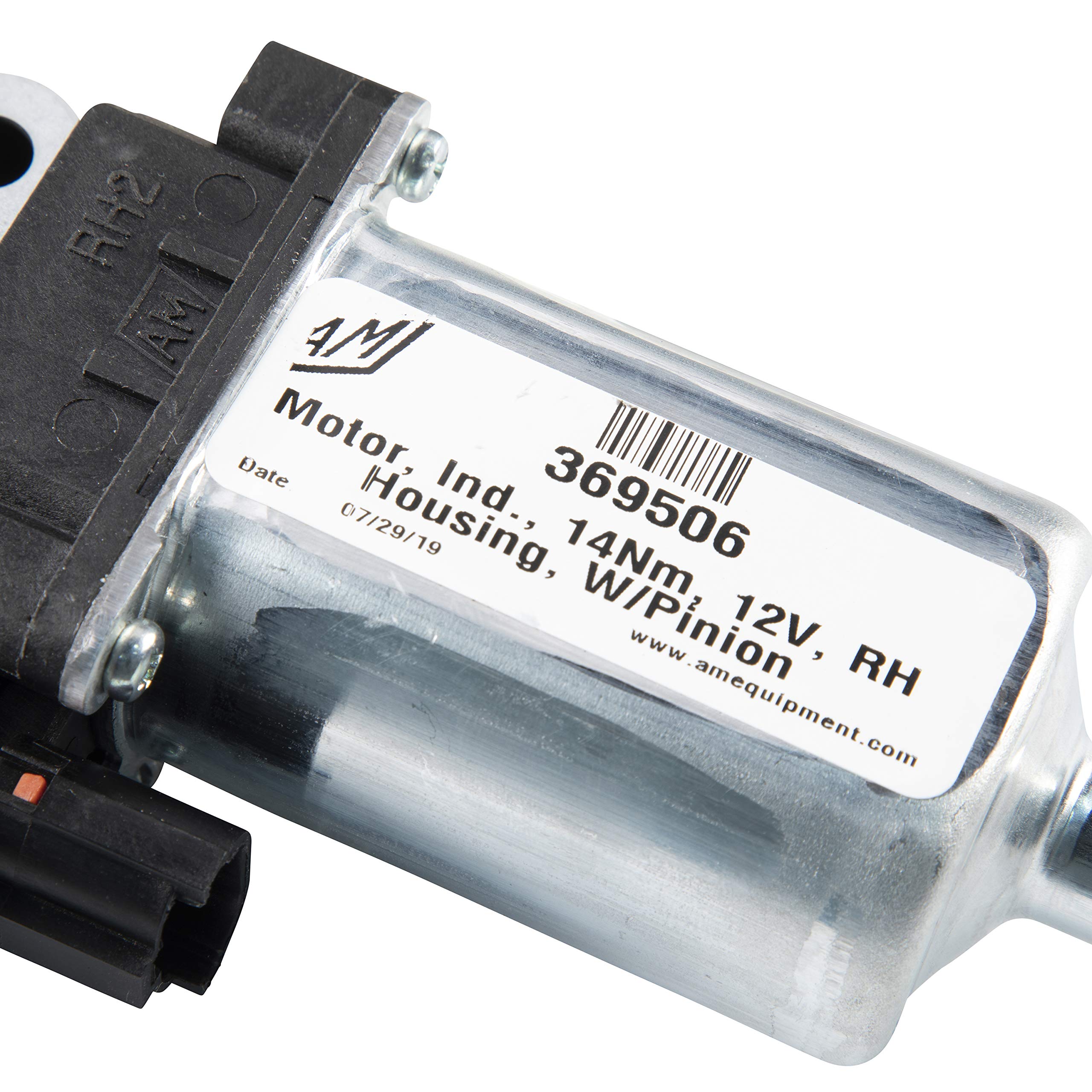 Kwikee motor next to hand showing size for quick visual scale and fit confirmation