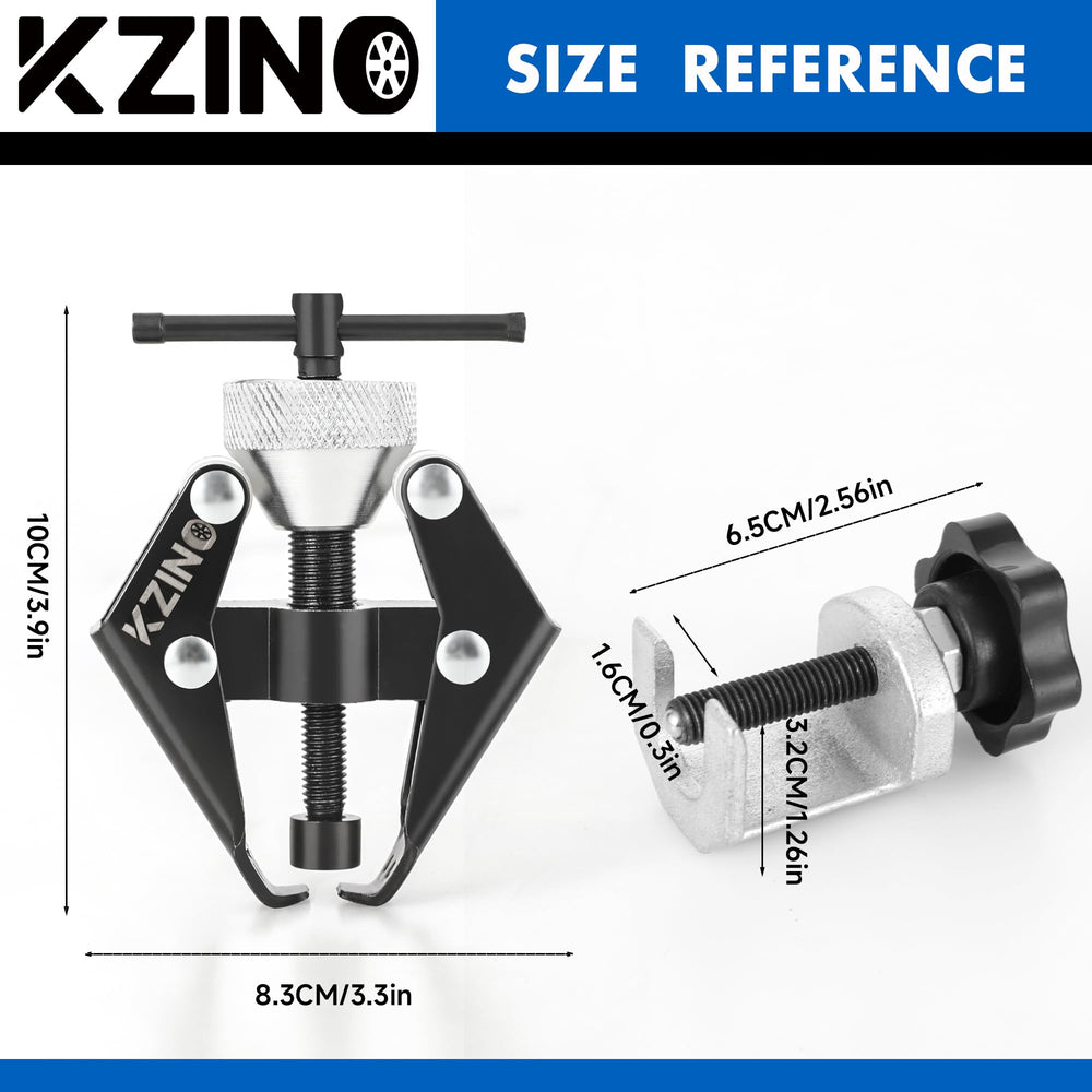 KZINO packaging and contents laid out for quick kit identification