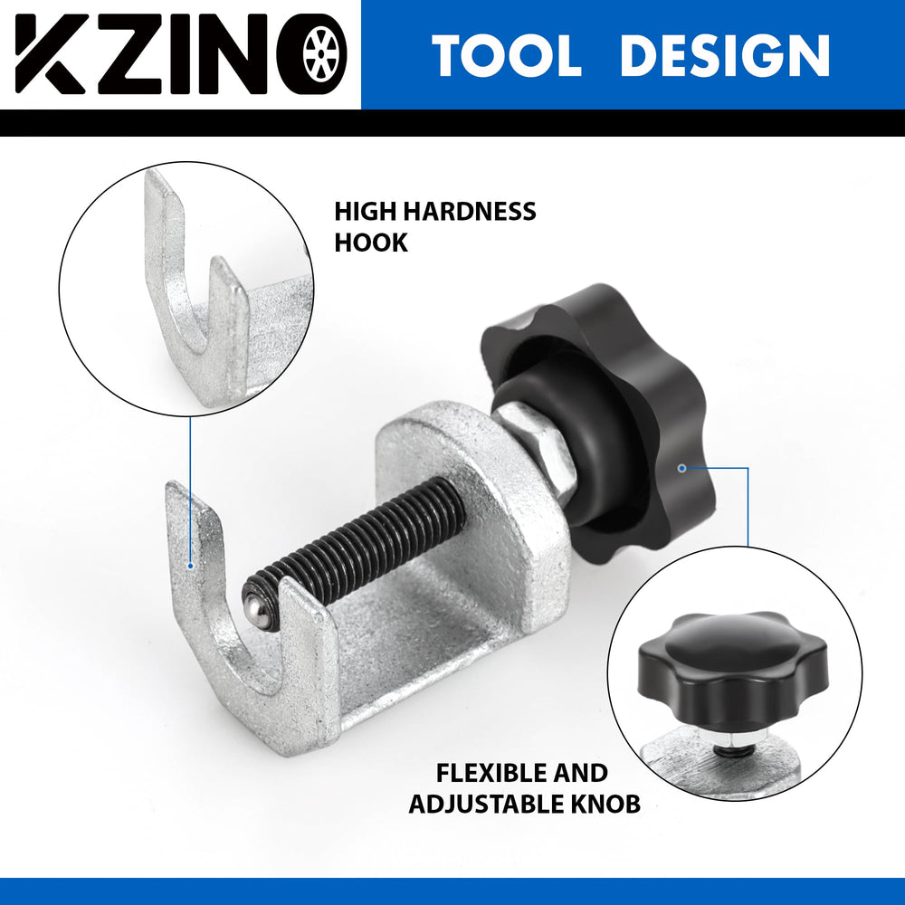 KZINO tool in use removing a windshield wiper arm to protect the spline