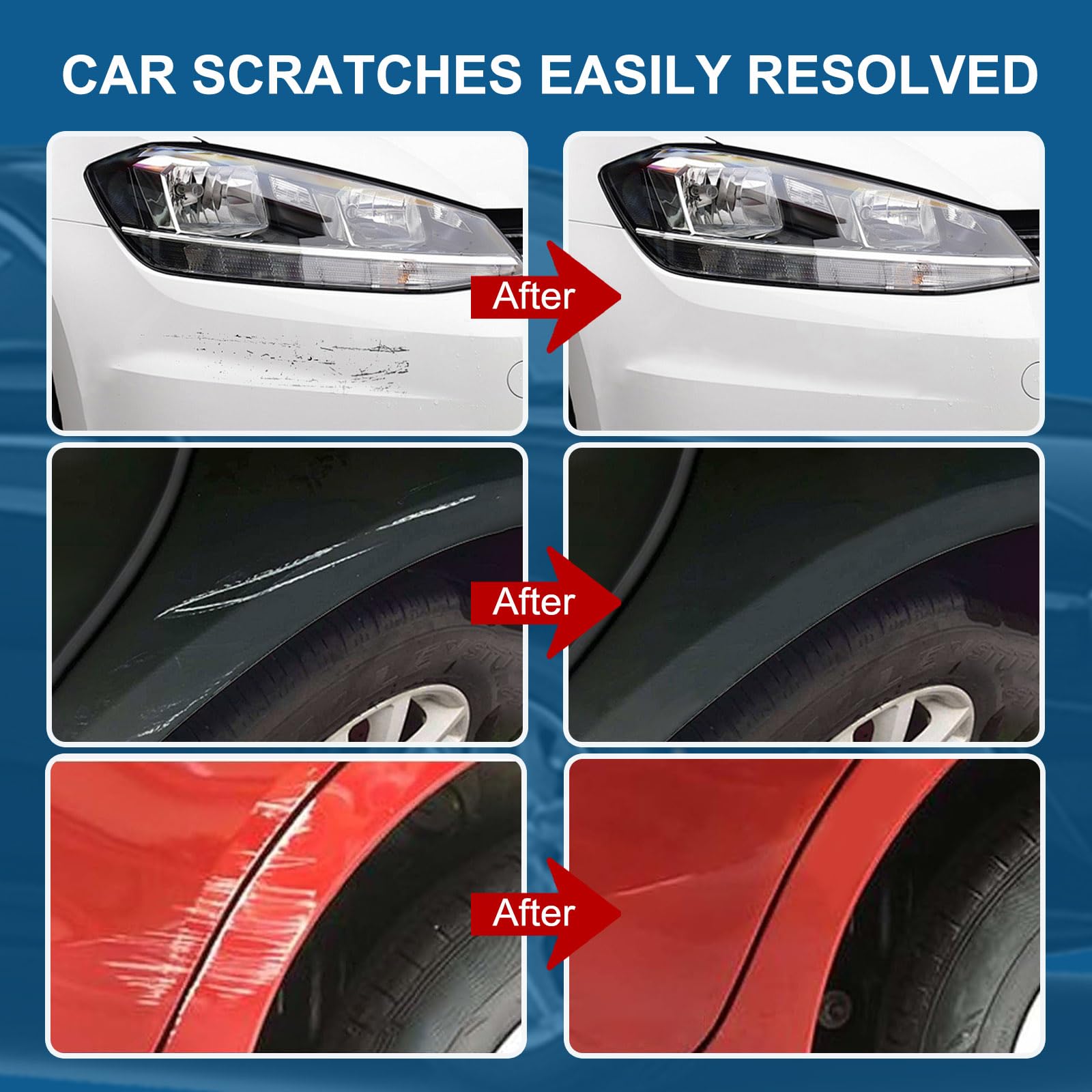 LABNNA pen in use on Toyota bumper illustrating quick on-vehicle repair