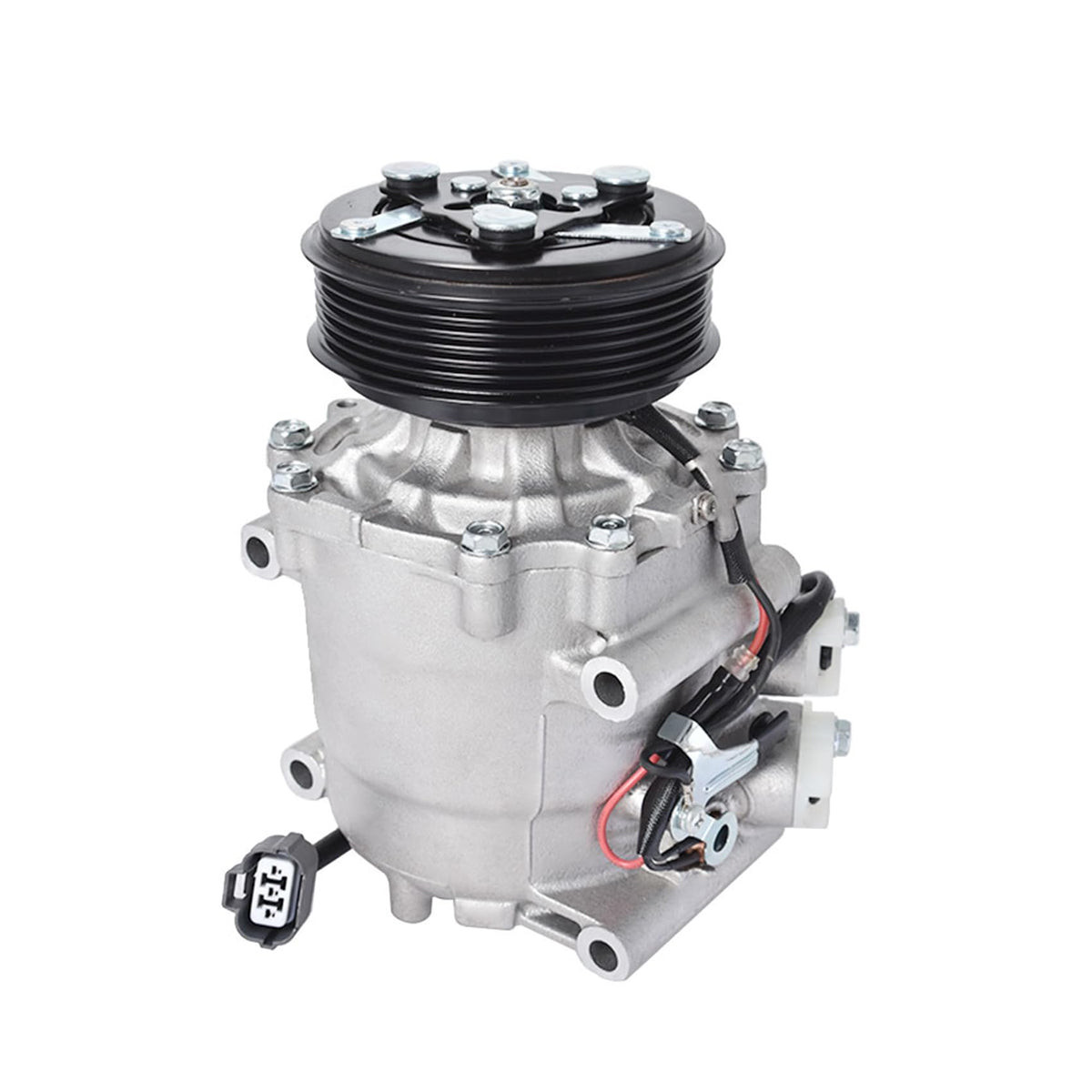 labwork front view of compressor showing compact fit and easy replacement