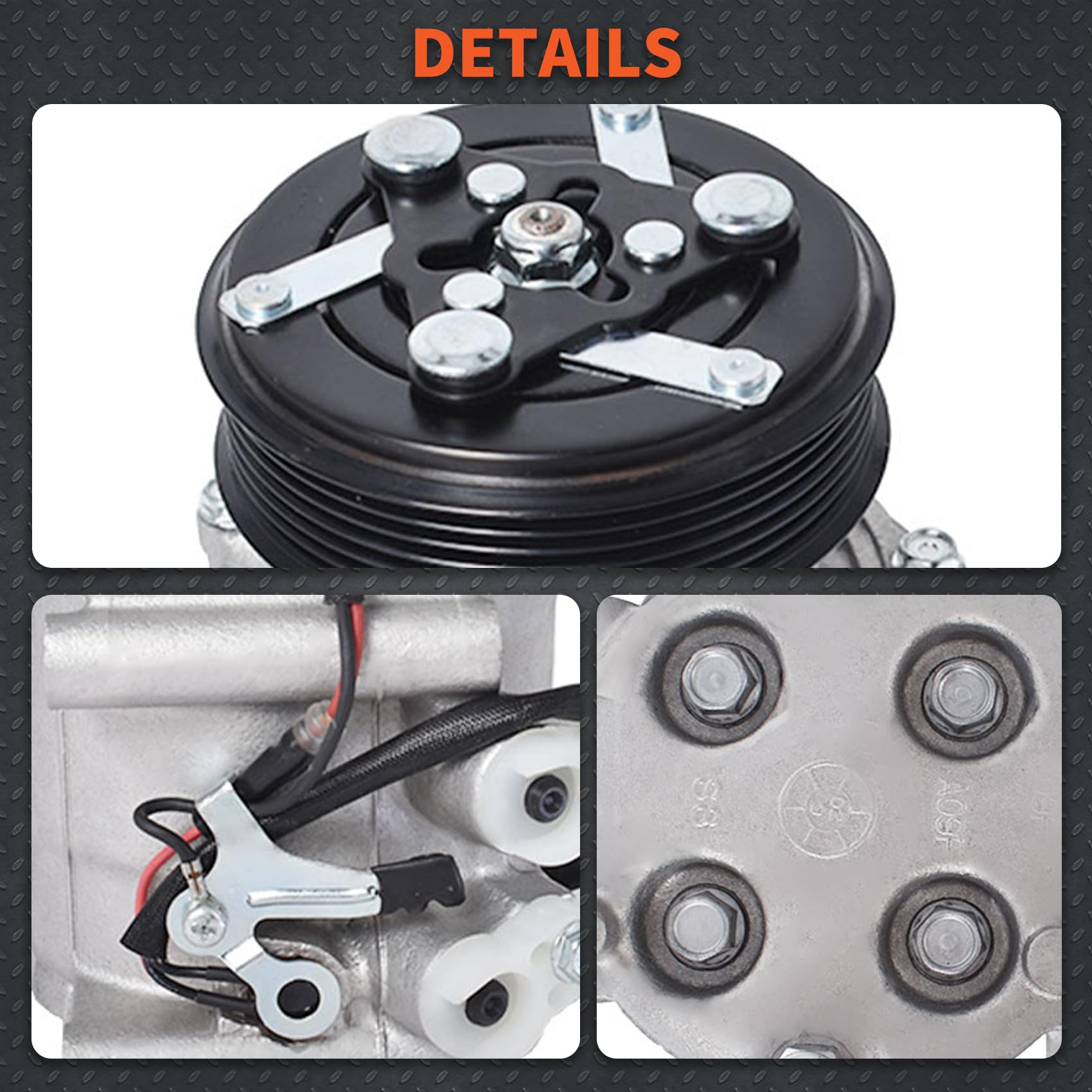 labwork compressor pulley and belt alignment for correct drivetrain fit