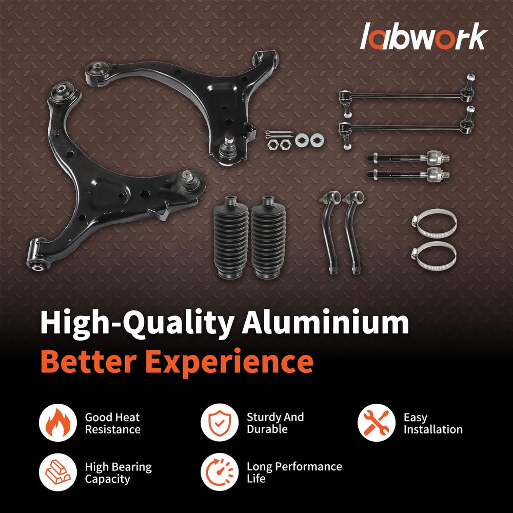 labwork ball joint detail highlighting sealed joint for smoother steering response