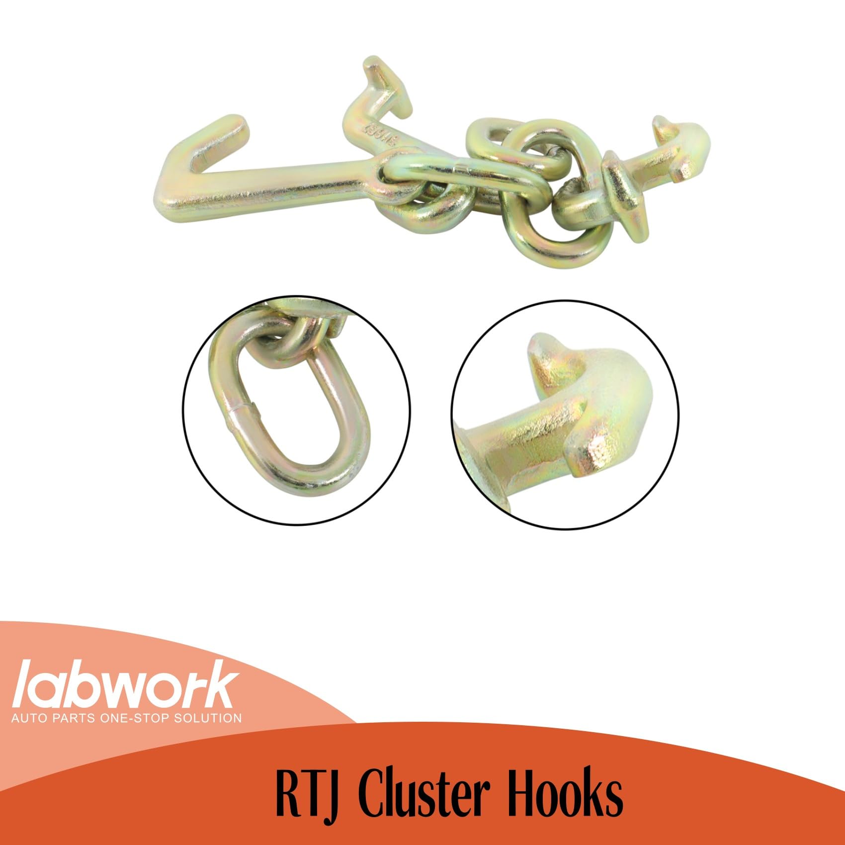labwork chain and shackle connection illustrating proper rated attachment safety