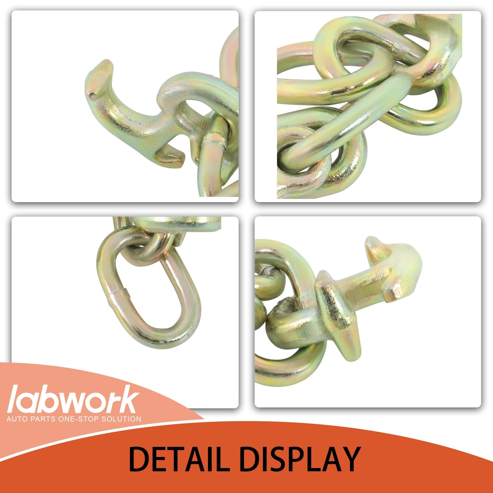 labwork close-up forged link detail highlighting strength and wear resistance