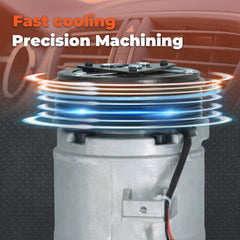 labwork compressor side profile highlighting compact design and durability benefit