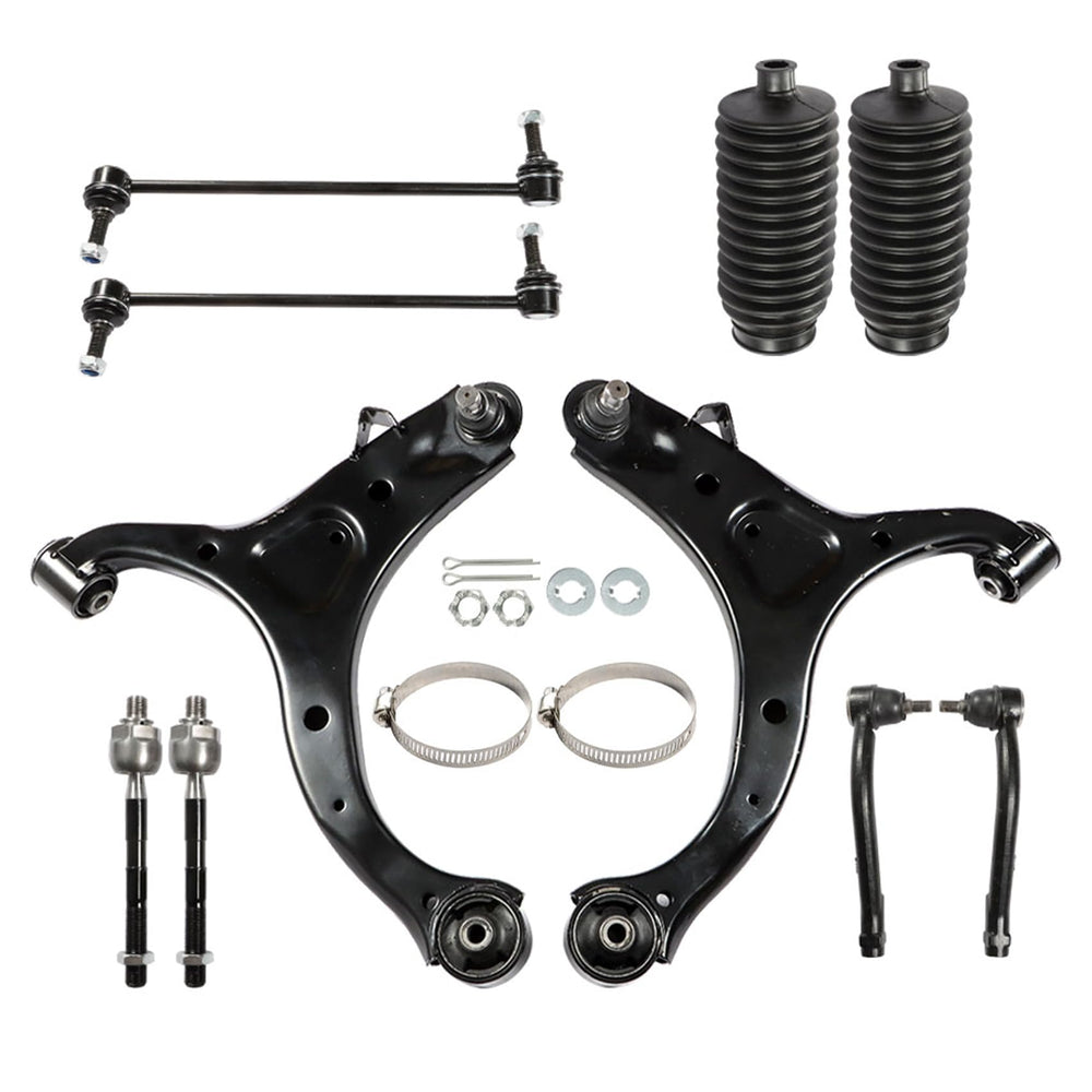 labwork front suspension kit packaging showing all components and easy identification