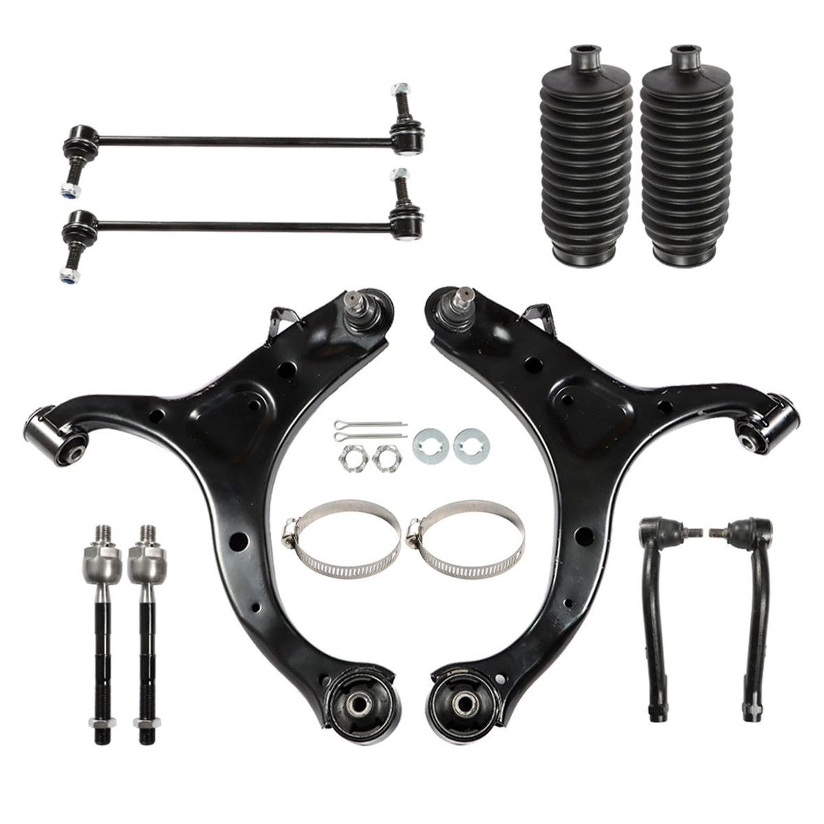 labwork front suspension kit packaging showing all components and easy identification
