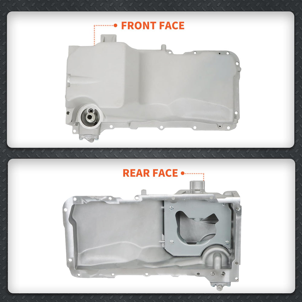labwork side profile of sump shape showing oil collection and pickup protection