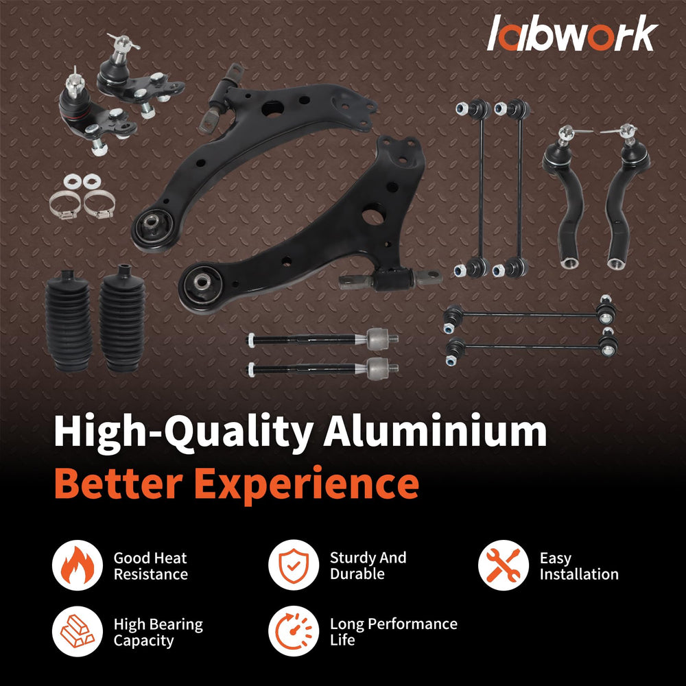 labwork right control arm close-up displaying precision welds and strength
