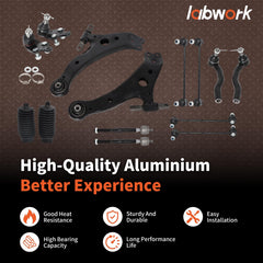 labwork right control arm close-up displaying precision welds and strength