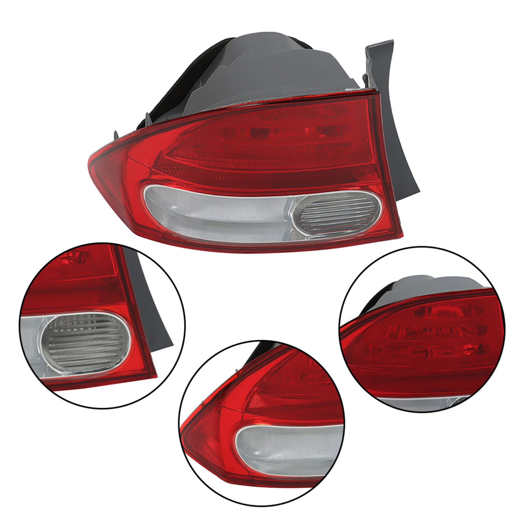 labwork tail light housing chrome interior illustrating reflective finish and style