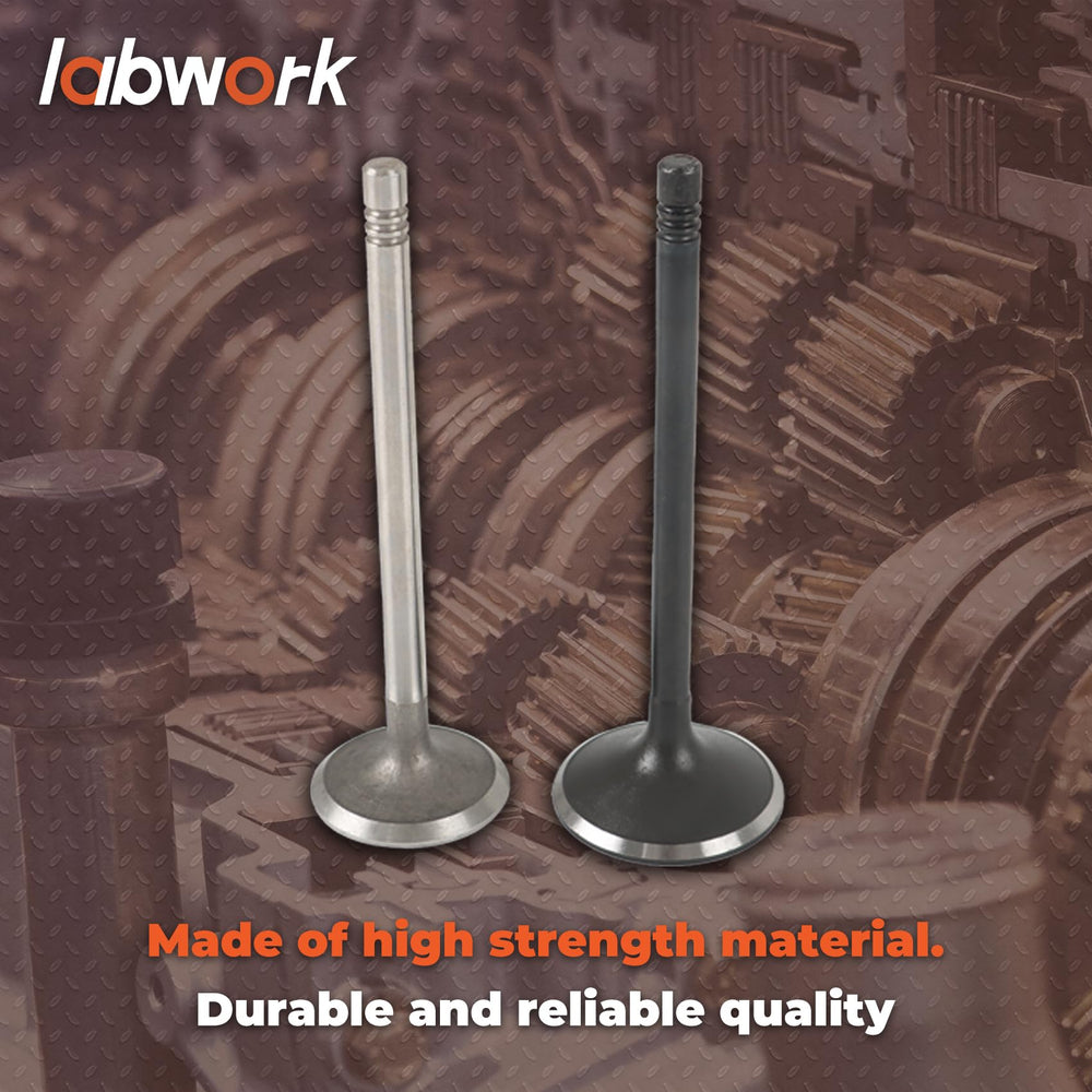 labwork valves placed near GM ECOTEC cylinder head to illustrate direct-fit benefit