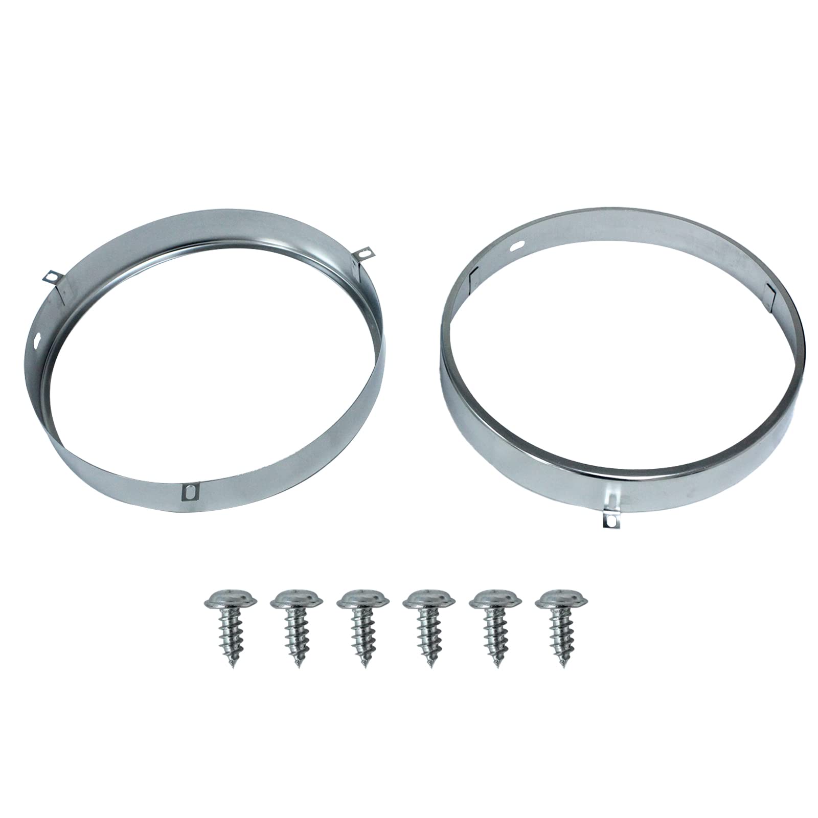 LAFORMO front view of 7-inch trim rings showing secure fit and clean finish