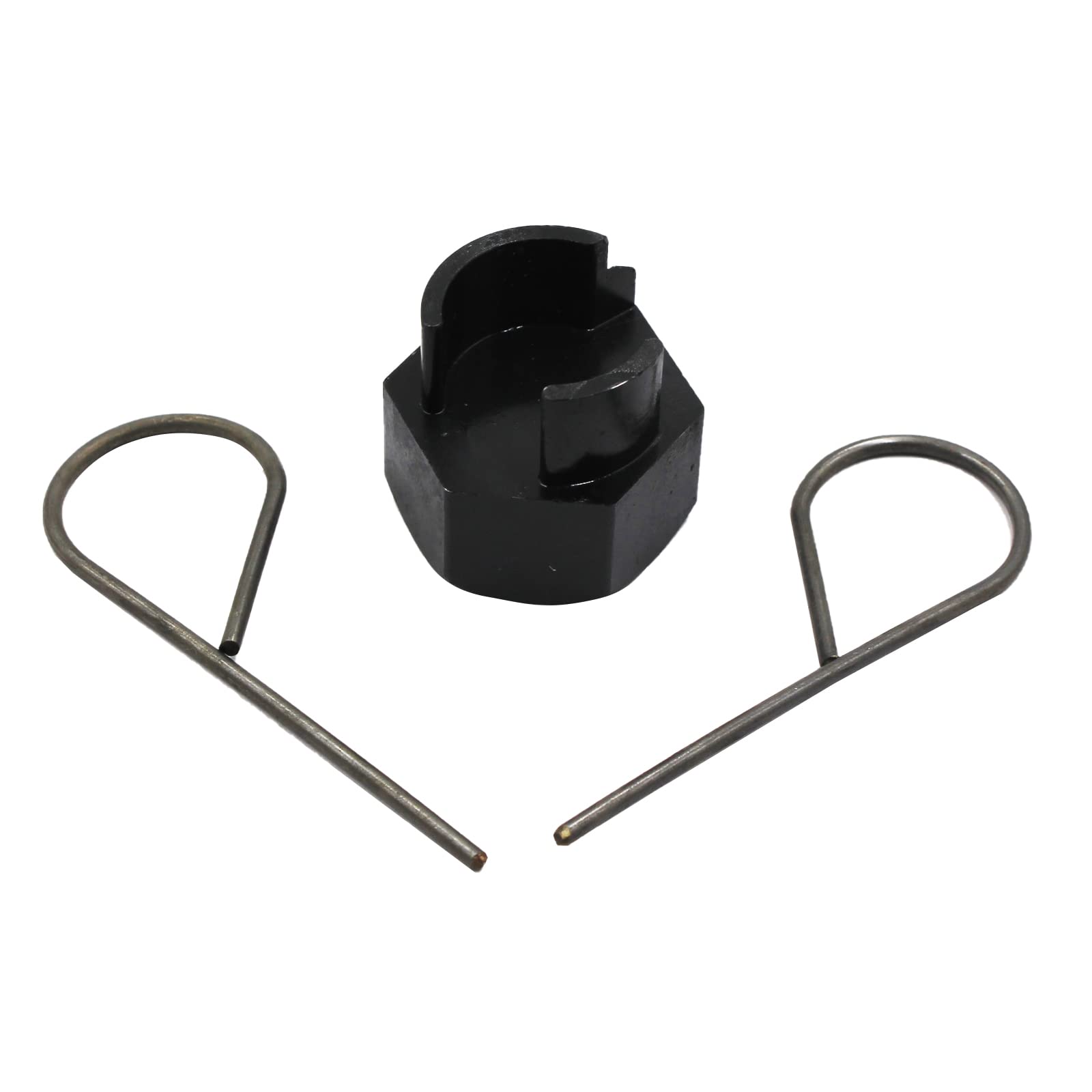 LAFORMO tool installed on Twin Cam engine demonstrating safer cam removal