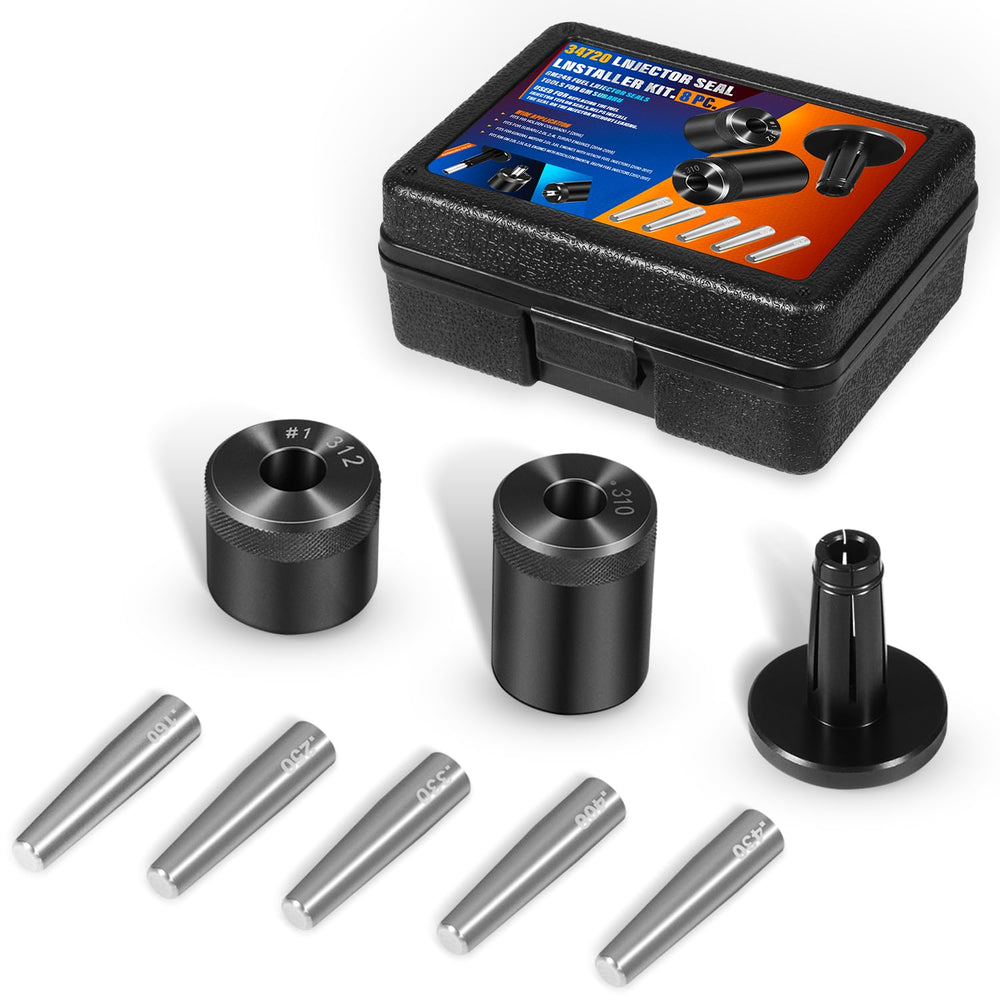 LAIKOU front case open showing organized 8-piece installer kit for easy access and storage