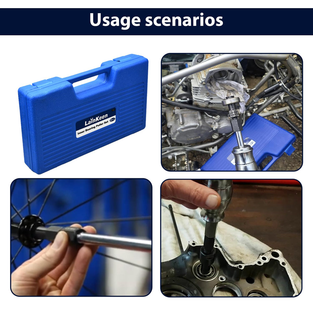 LainKeen kit in blow-molded case showing neat storage and transport convenience