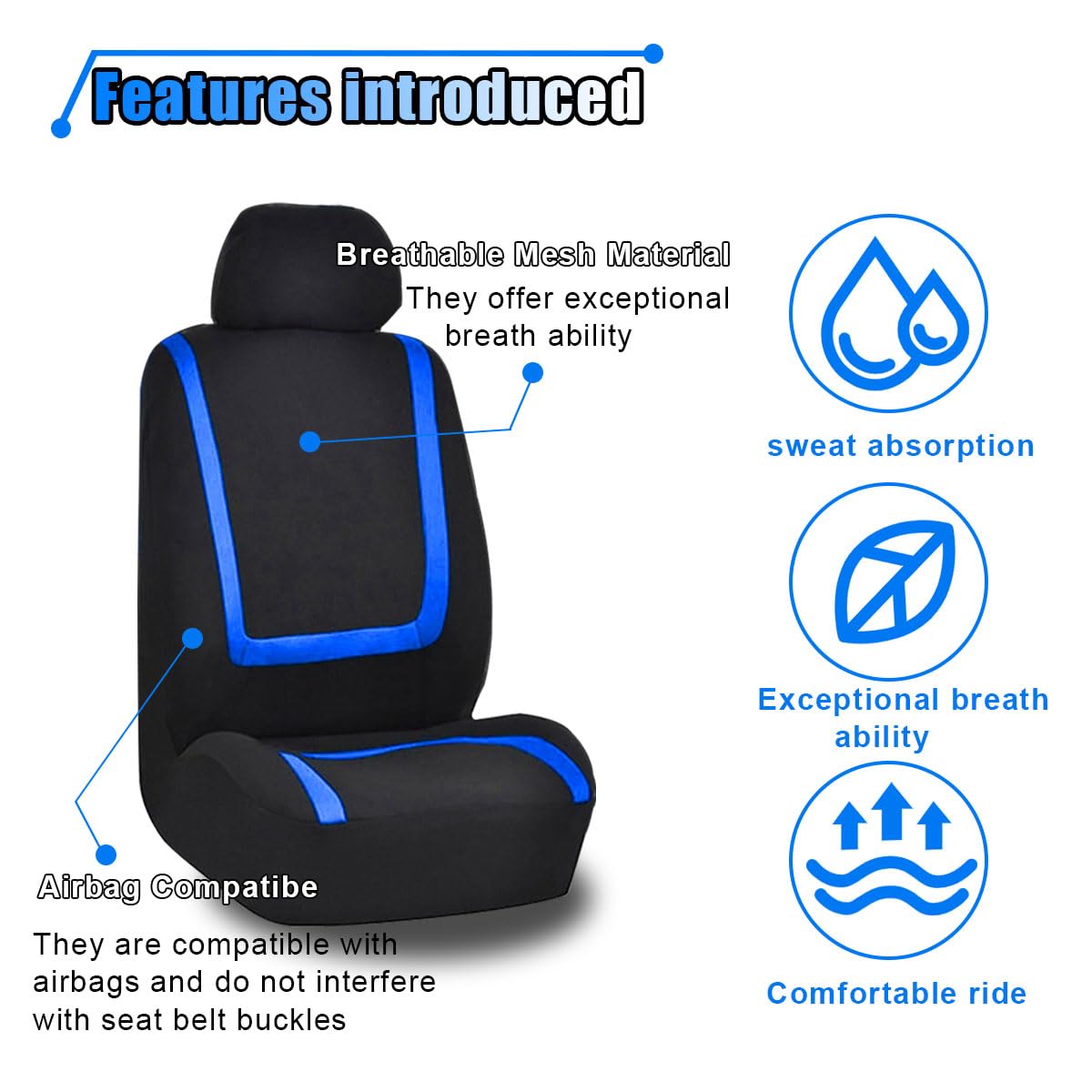 LAINLOY side stitching detail showing airbag-compatible design benefit