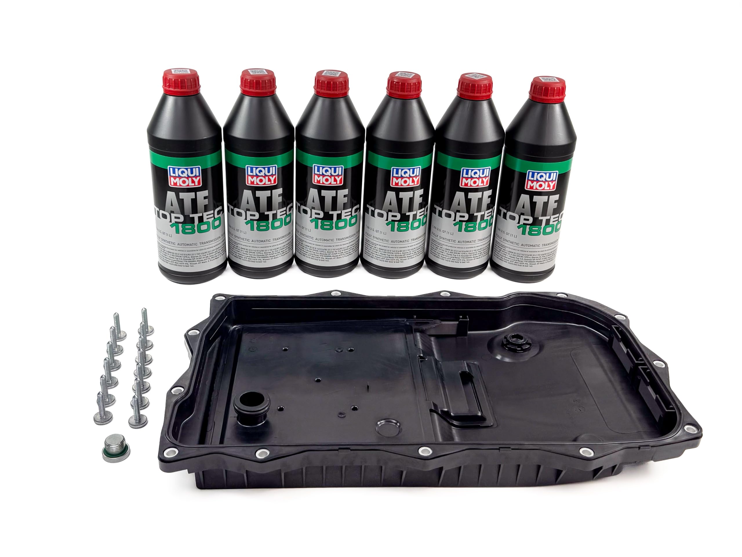 LAIPZ pan assembly front view showing ready-to-install pan and gasket benefit easy fit