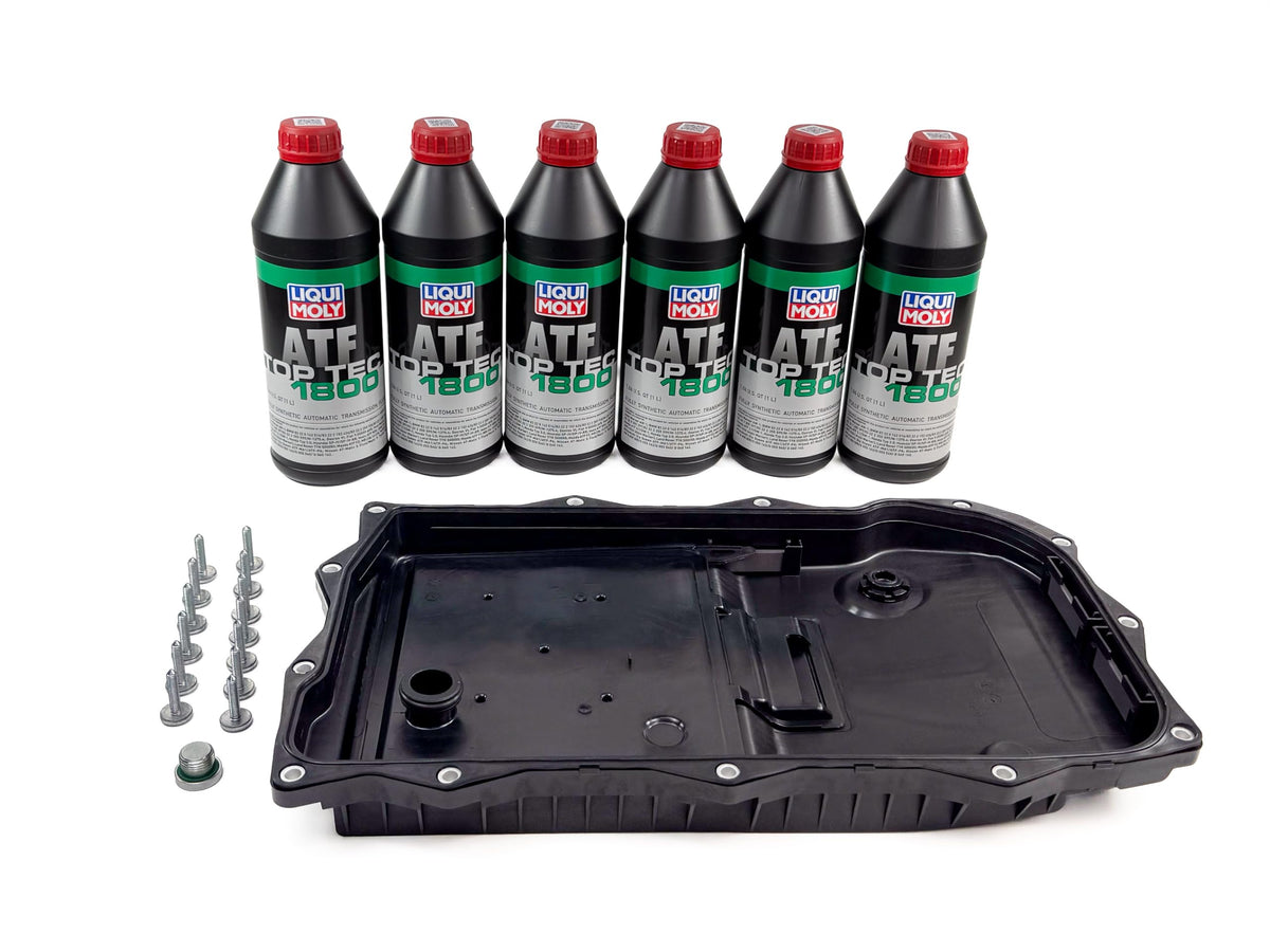 LAIPZ pan assembly front view showing ready-to-install pan and gasket benefit easy fit