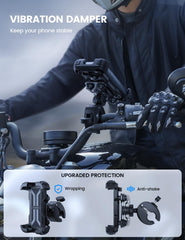 Lamicall close-up of dampener springs reducing vibration for steadier footage