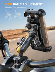 Lamicall close-up of metal extension arm illustrating adjustable reach and strength